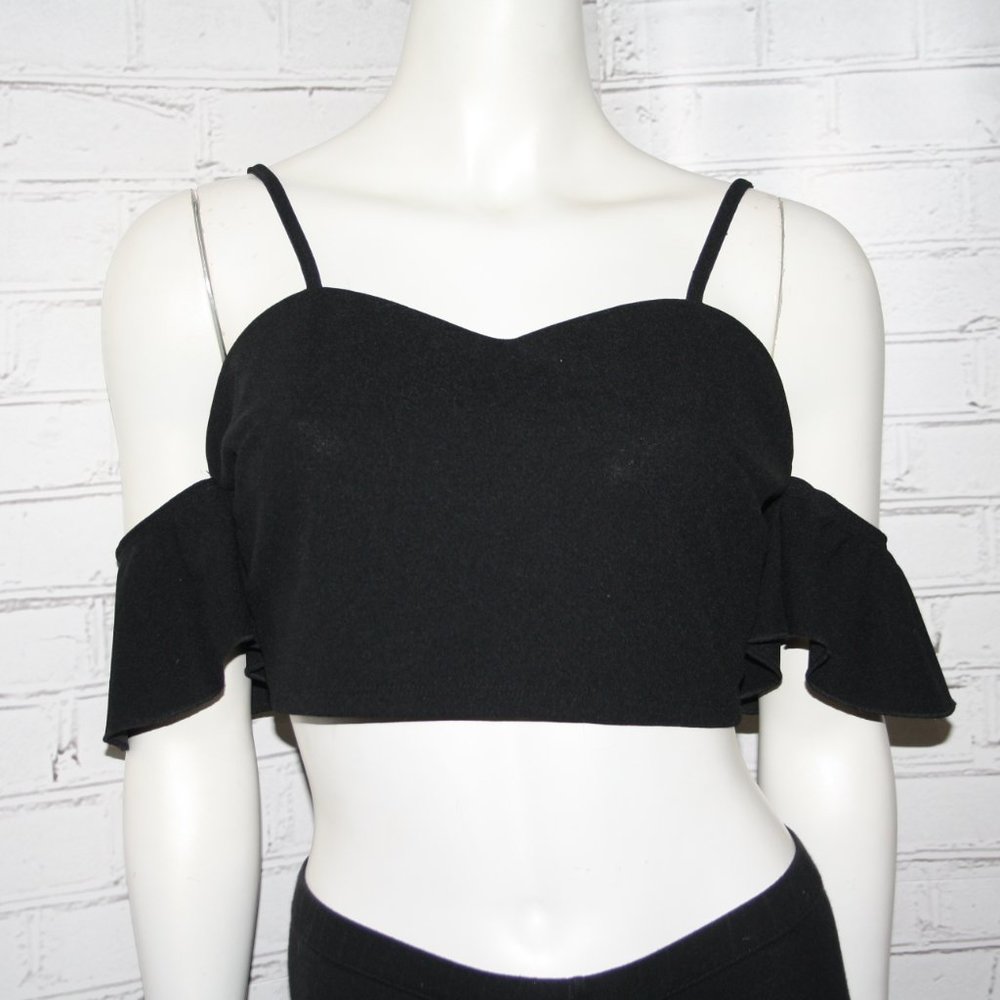🖤✨ SHEIN · Black Cropped Blouse · Size Small